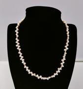 K18 淡水パール付きネックレス|13.1g