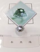 本真珠 ダイヤモンド付きプラチナリング|7.1G