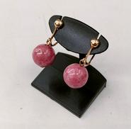 K18 石付きデザインイヤリング|5.3g