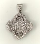 K18WG ダイヤモンド付きペンダントトップ|D2.45CT