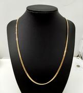 K18 2面シングル 喜平ネックレス|15.2g