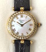 ディオール ラインストーン クオーツ腕時計|CHRISTIAN DIOR
