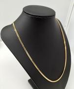 K18 2面シングル 喜平ネックレス|15.2G