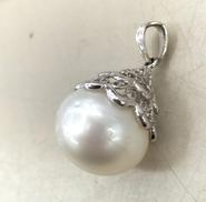 Pt900 パール付きトップ|5.0g