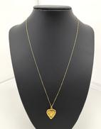 K18 トップ付きネックレス|2.2g