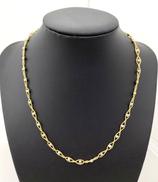 K18 Pt850 ミラーボールデザイン コンビネックレス|8.7g