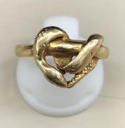 K18 蛇柄 デザインリング|3.1g