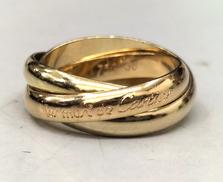 カルティエ K18 トリニティリング|CARTIER