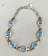 LORENZO 石付きデザインブレスレット|総20.8g