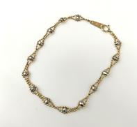 K18/Pt850 コンビブレスレット|3.4g