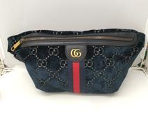 GGベルベット シェリーライン ベルトバッグ ボディバッグ|GUCCI