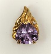 K18 ダイヤモンド付きトップ|総1.7g