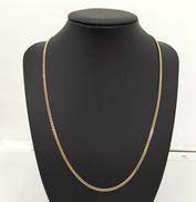 K18 2面シングル 喜平ネックレス|10.2g