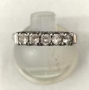 石付きデザインプラチナリング|3.5g