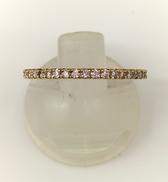 K18 ダイヤモンド付きリング|D0.21CT