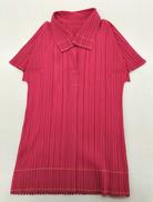 プリーツプリーズ 半袖カットソーブラウス|イッセイミヤケ