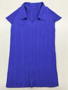 プリーツプリーズ 半袖カットソーブラウス|イッセイミヤケ