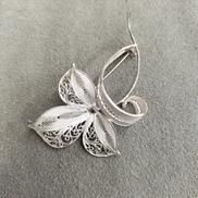 透かし ブローチ 本体のみ|-