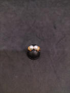 K18 石付きリング|不明