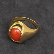 K18リング(石付き)|不明