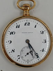 懐中時計　　金無垢　１８金|TAVANNES WATCH CO