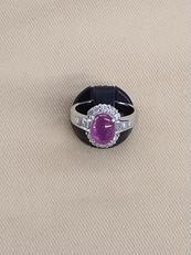 PT900石付リング　＃１３|PT900　総重量７.３Ｇ