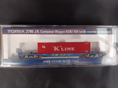 JR貨車 コキ104形(海上コンテナ付き)|TOMIX