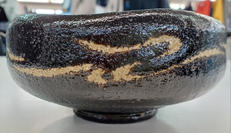 黒楽 平茶碗|伊東桂楽