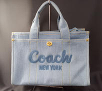 デニムカーゴトート|COACH