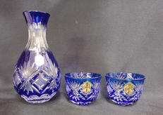 剣菱魚子文様 酒器セット|硝子工房 彩鳳