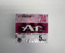 録音用ミニディスク COLOR MIX AR 74分 5PA|JVC/VICTOR