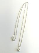 ホワイトゴールドダイヤモンドネックレス|K18WG