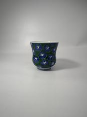 緑彩松葉紋湯のみ|源右衛門窯