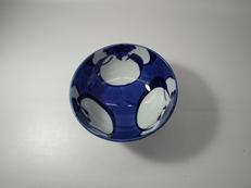 染付梅絵飯碗|源右衛門窯