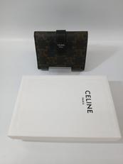 トリオンフキャンバスファインストラップ付きウォレット|CELINE