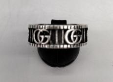 ダブルG　シルバーリング|GUCCI