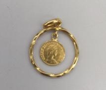 K18コイン付きトップ|