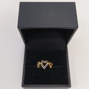 18Kリング|ハートモチーフ