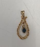 K18石付ペンダントヘッド|