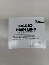 テープカートリッジ 白テープ黒文字 9MM|CASIO