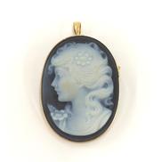 K18 カメオブローチ|K18