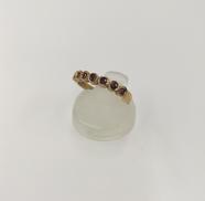 石付きリング　 8号|K18