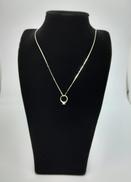 K10WG ミニリングネックレス|1.1㌘