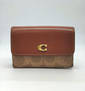 ミニ トライフォールド ウォレット・シグネチャー キャンバス|COACH