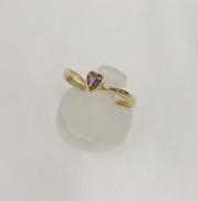 ハート アメジスト リング 13号|1.2㌘