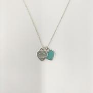 ブルーダブルハートタグペンダント|TIFFANY&CO.