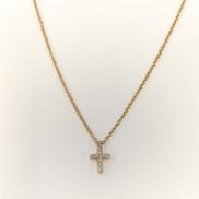 メトロクロス ネックレス 750 ダイヤモンド|TIFFANY&CO.