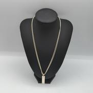 ダブルボールチェーン プレートネックレス|GUCCI