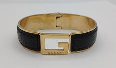 Gロゴ　リザードレザーバングル|GUCCI