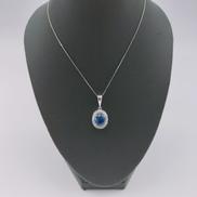 ブルーサファイア　2.350CT|チェーンPT850 トップK14